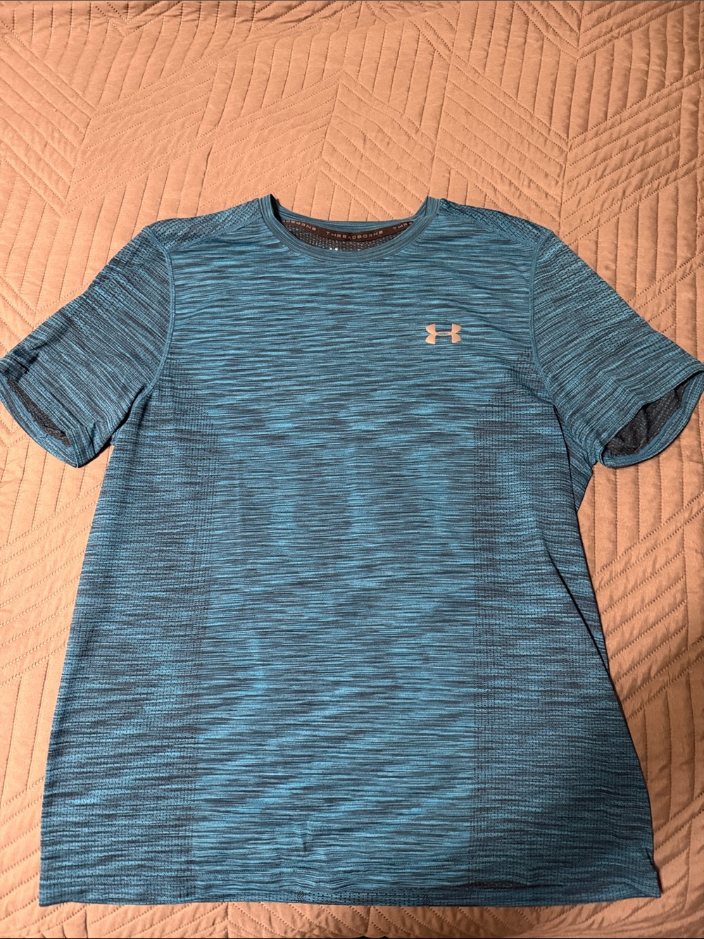 Under Armour Men’s Heathered Teal Short Sleeve Performance Tee